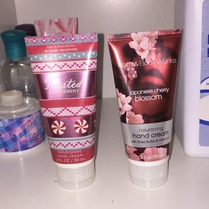 2 MINI hand creams from Bath & Body works